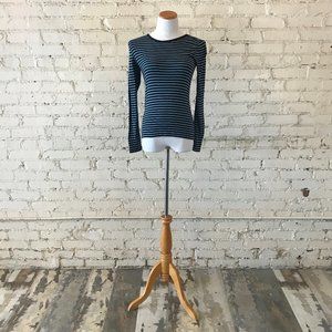 GAP Navy Striped Long Sleeved Tee Small